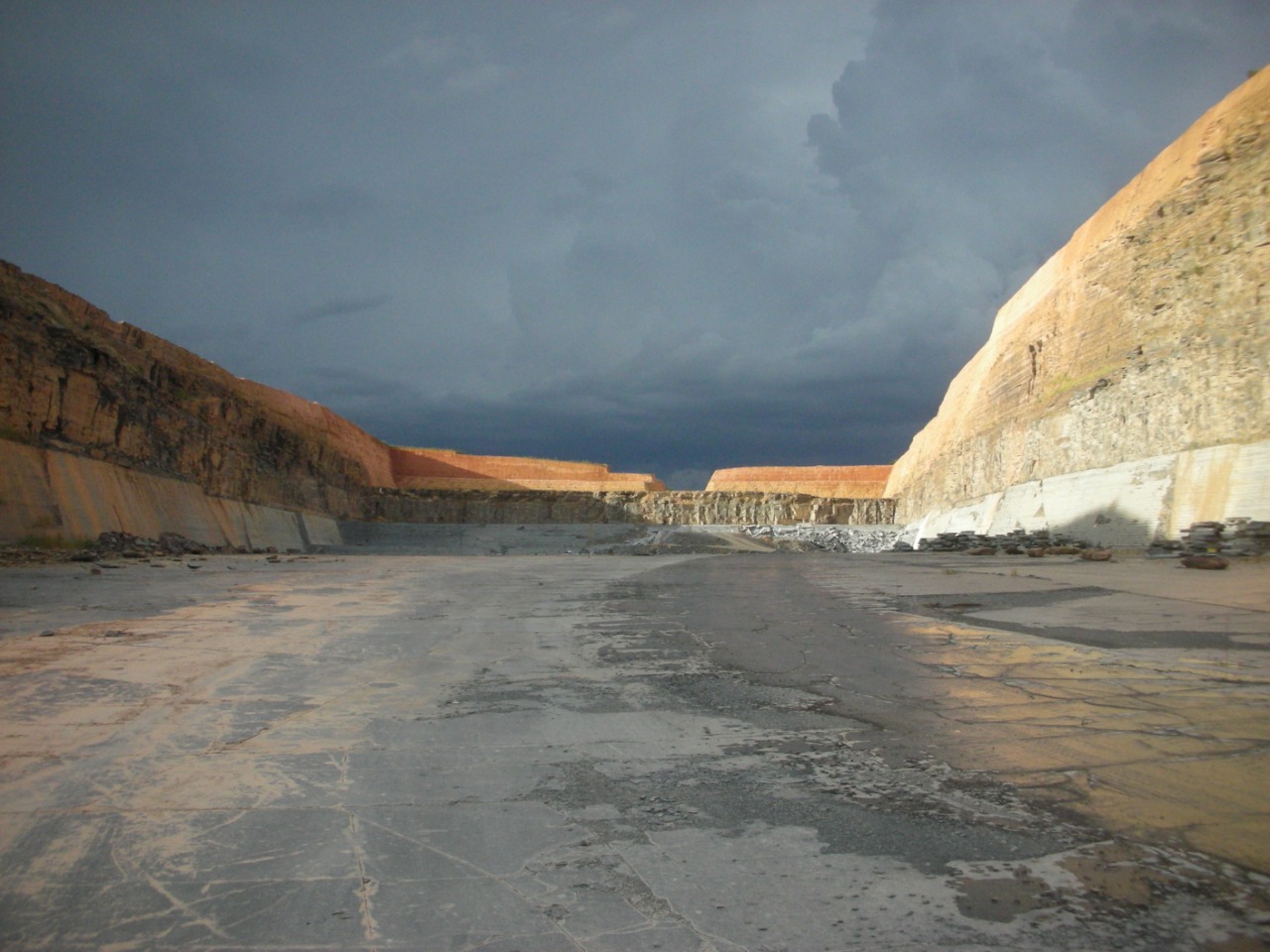 Slate quarry in Brazil